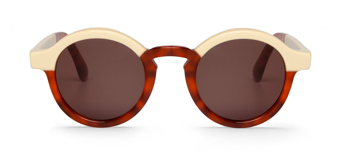 Cream/Leo Tortoise Dalston With Classical Lenses